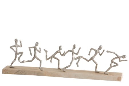 FIGURINE - Figurina, Aluminiu, Argintiu, 67x9x20 cm