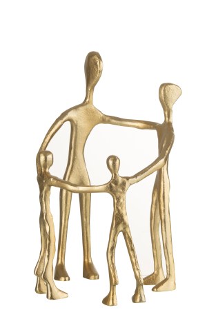 IN STOC - Figurina, Aluminiu, Auriu, 20x18x30
