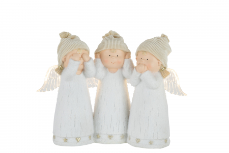 Figurina Angel Led See/Hear/Speak, Rasina, Multicolor, 28x10x22 cm [1]