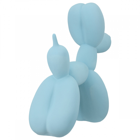 Figurină, Balon, Rășină sintetică, albastru, PU 2, L. 7 cm, L. 25 cm, H 23 cm [2]
