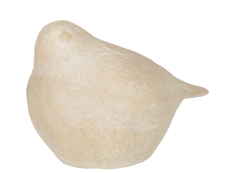 SALE % - Figurina Bird, Rasina, Bej, 35x23.5x24 cm