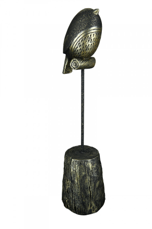 Figurina Bird Woody, Rasina, Bronz/Negru, 7x27x9 cm [1]