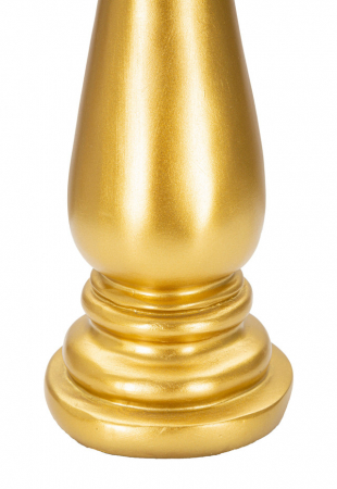 Figurina Bishop, Rasina, Auriu/Negru, 38.5x12.5x12.5 cm [4]