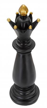 Figurina Bishop, Rasina, Negru/Auriu, 38.5x12.5x12.5 cm [2]