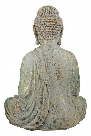 Figurina Buddha, Compozit, Multicolor, 29x38x18.5x cm [2]