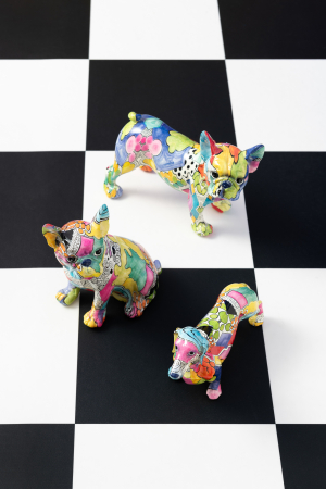 Street art - Figurina, BULLDOG, POP-ART