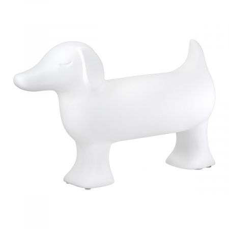 Figurină, Câine, Ceramica, negru, alb, PU 2, 2 buc. asortate, L. 11 cm, L. 35 cm, H. 23 cm [2]
