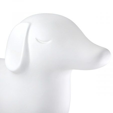 Figurină, Câine, Ceramica, negru, alb, PU 2, 2 buc. asortate, L. 11 cm, L. 35 cm, H. 23 cm [3]