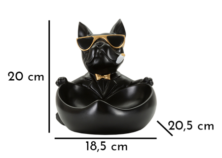 Figurina Caine cu tava, 18.5x20.5x20 cm [7]
