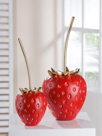 De colectie - Figurina capsuna Frutilla, compozit, rosu, 28.5x11 cm