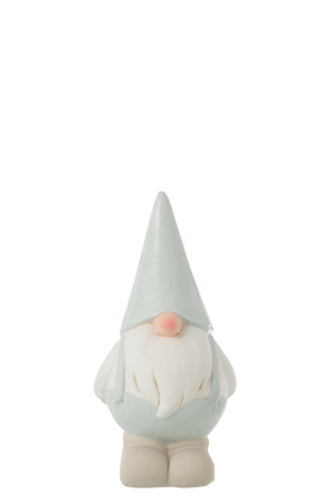 SALE % - Figurina, Ceramica, Albastru, 12x10.5x23.5