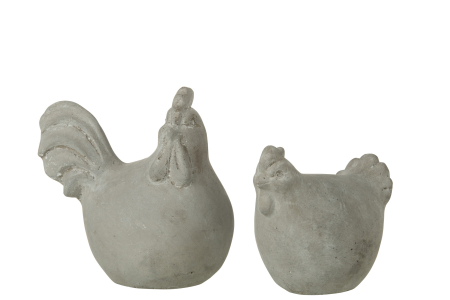 SALE % - Figurina, Ceramica, Gri, 16x9.5x14
