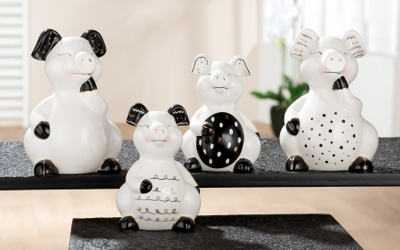 Figurina, Ceramics Pig Hilda H.13,5cm 2ass. SALE % - Figurina, Ceramics Pig Hilda H.13,5cm 2ass.