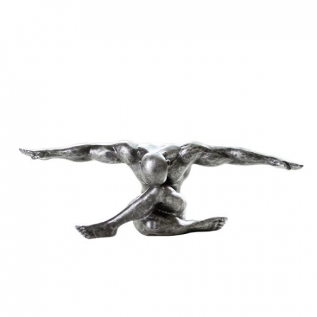Sport - Figurina Cliffhanger, rasina, argintiu, 33x12 cm