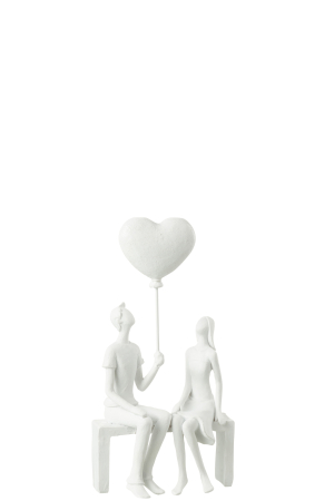 Figurine - Figurina, Compozit, Alb , 12x6x23.5
