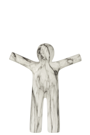 FIGURINE - Figurina, Compozit, Alb, 32.5x7x41