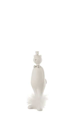 FIGURINE - Figurina, Compozit, Alb, 5.5x5.5x19.5