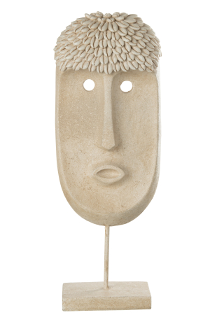 Tribal - Figurina, Compozit, Bej, 19.5x10x52