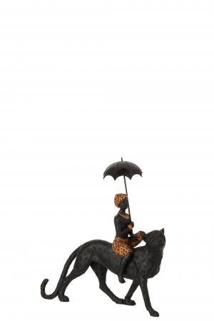Figurina Leopard, Compozit, Maro, 34x12x35 cm [2]
