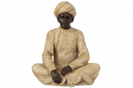 Figurina Indian, Compozit, Maro, 36x26x44 cm [1]