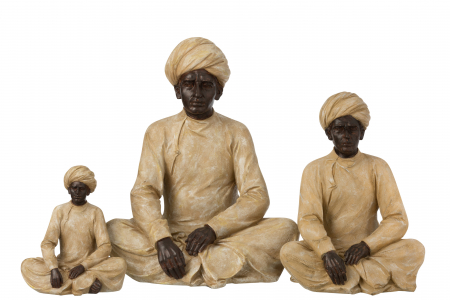 Figurina Indian, Compozit, Maro, 36x26x44 cm [2]