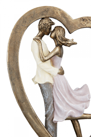 Figurina Couple in Heart, Rasina, Multicolor, 7x18x27 cm [1]
