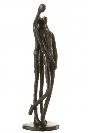 SALE % - Figurina Couple, Rasina, Maro, 11x10x37.5 cm