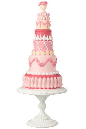 Figurina Craciun, Tort alb/roz | L 24X l 24X H 59.5 cm [1]