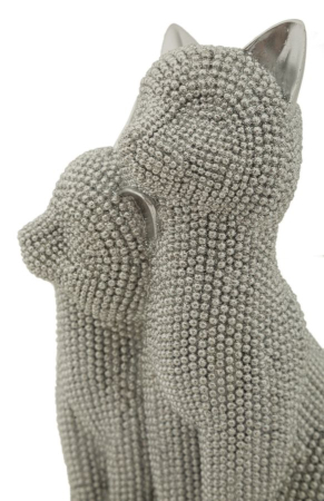Figurina, Cuplu de pisici sclipitoare 13x10x21 cm [2]