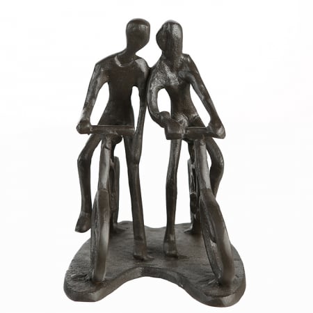 Figurina CYCLING, metal, 13x13X10 cm [2]