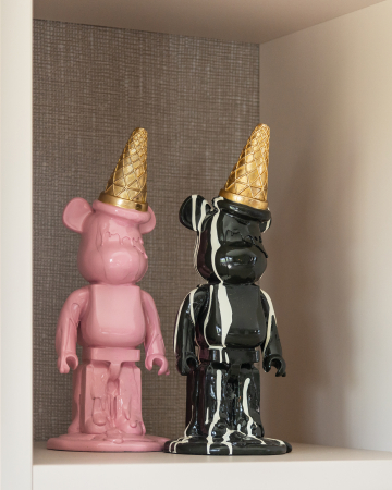 Figurina deco, Ice bear (negru) [2]