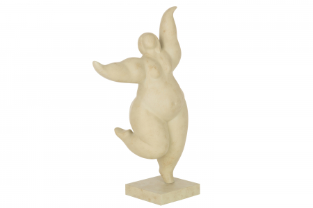 SALE % - Figurina Delphine, Rasina, Bej, 30x18x52 cm