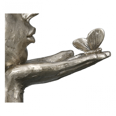 Figurina Desire rasina, argintiu, 34x10x16.5 cm [2]