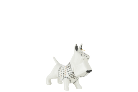 SALE % - Figurina Dog Sweater, Ceramica, Multicolor, 22x22x17 cm