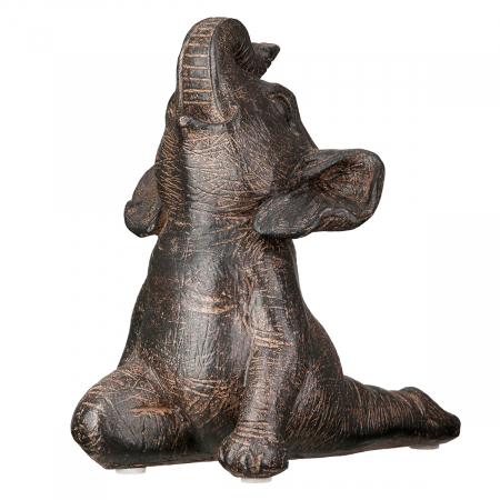 Figurină, Elefant, Tarangire, Polirășină, maro, PU 6, 3 buc. asortate, L. 15 cm, L. 10 cm, H. 15,5 cm [2]
