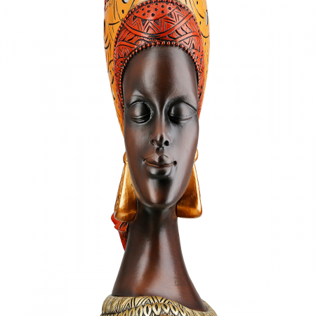 Figurină, Femeie, Nosta, Polirășină, maro, PU 2, L. 10 cm, L. 20 cm, H. 32 cm [2]