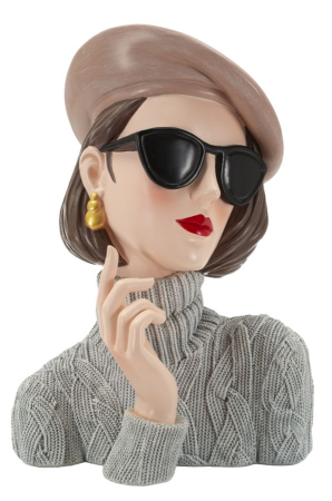 SALE % - Figurina, Femeie, Paris -b- cm 18,5x14x26