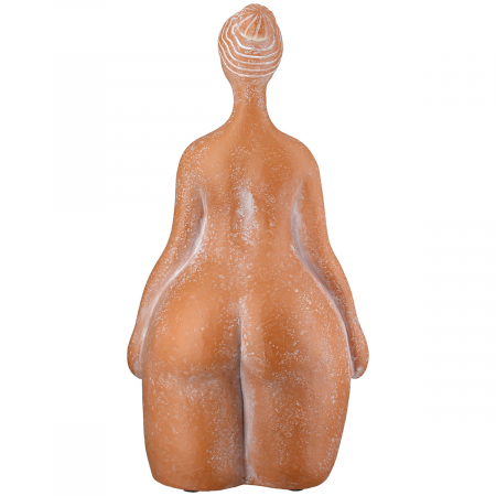 Figurină, Femeie, Rășină sintetică, portocaliu, PU 2, L. 10 cm, l. 18 cm, H 34 cm [3]