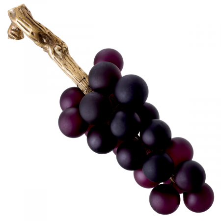 Figurină French Grapes violet, finisaj din alamă cu aspect vintage  [4]