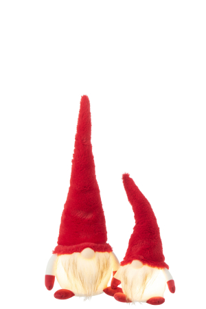 Figurină gnom, Led, Roșu/Alb L [4]