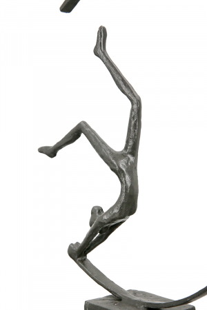 Figurina Gymnast, Fier, Gri, 5x21x29 cm [1]