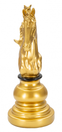 Figurina Horse, Rasina, Auriu/Negru, 27x14x11 cm [3]