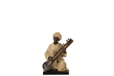 Figurina Indian, Compozit, Maro, 19x14x24 cm