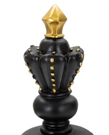 Figurina King, Rasina, Negru/Auriu, 32.5x11x11 cm [3]