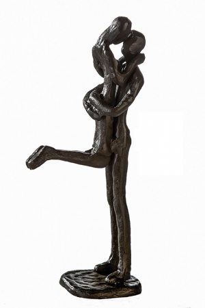 Figurina KISSING, metal, 19x8X5 cm [0]