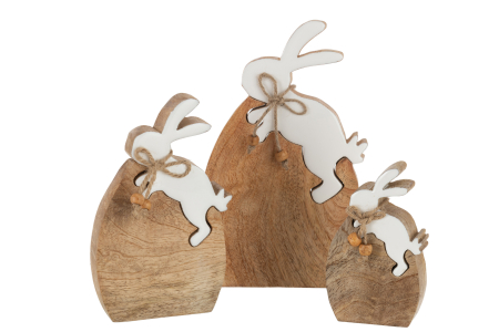 Figurina, Lemn, Alb, 13x3.5x21.5 [1]