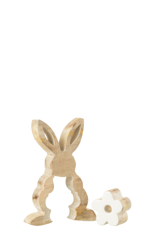 Figurina, Lemn, Alb , 14x9.5x2.5 [1]