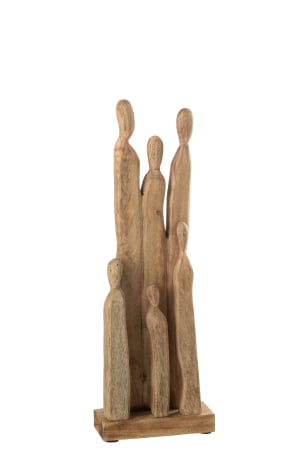 Figurine - Figurina, Lemn, Natural, 20x9x60