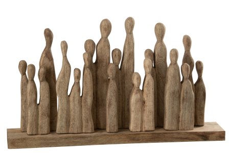 Figurine - Figurina, Lemn, Natural, 61.5x10.5x36