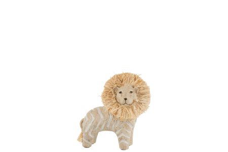 Figurina Lion, Rasina, Natural, 16x16x15 cm [1]